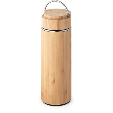 SOW. Thermoskanne aus Bambus und Edelstahl 440 ml, Natur