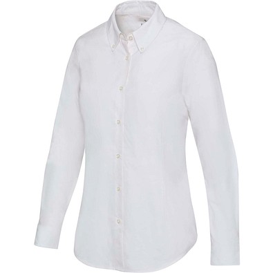 Sphene 165 g/m² Oxford Bluse, weiss, XS