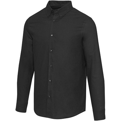 Sphene 165 g/m² Oxford Hemd, schwarz, S