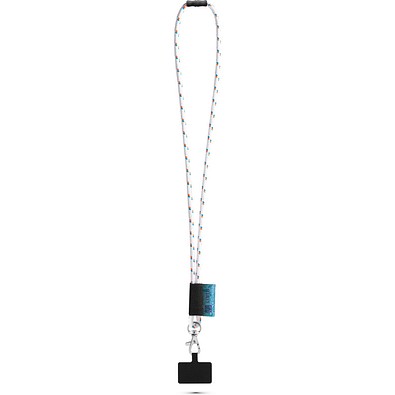 STAFFORD. SET Lanyard NAUTIC Long (Ø 7 mm) mit 9 mm Schnappkarabiner und Handyhalterung, 301 - Weiß