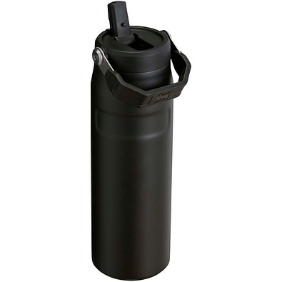 Stanley IceFlow™ 2.0 700 ml Flasche mit Flip-Trinkhalm, schwarz