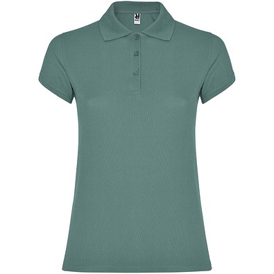 Star Poloshirt für Damen, Calm Blue, L