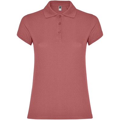 Star Poloshirt für Damen, Chrysanthemum Red, 2XL
