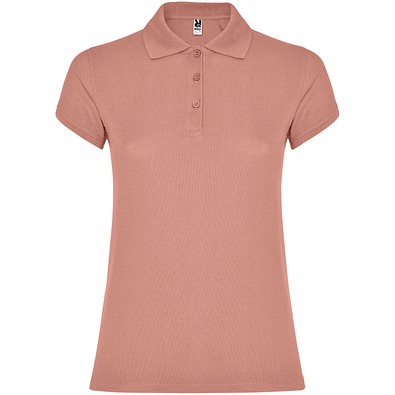 Star Poloshirt für Damen, Clay Orange, L