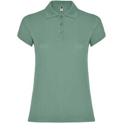 Star Poloshirt für Damen, Dark Mint, 2XL