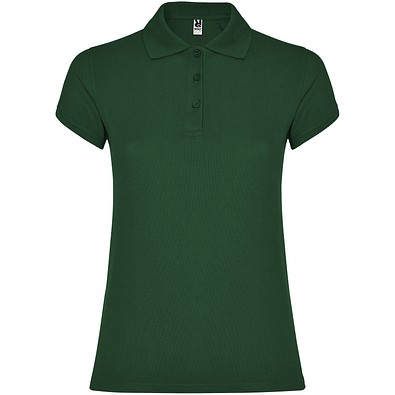 Star Poloshirt für Damen, dunkelgrün, XL