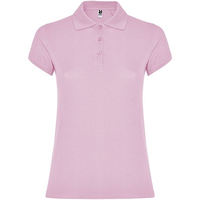 Star Poloshirt für Damen, hellrosa, S
