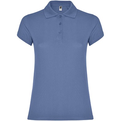 Star Poloshirt für Damen, Riviera Blue, 2XL