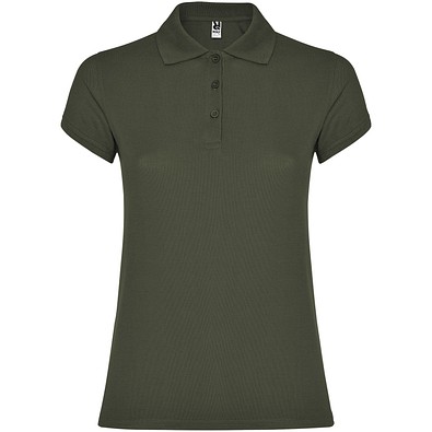 Star Poloshirt für Damen, Venture Green, S
