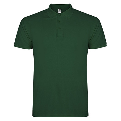 Star Poloshirt für Herren, dunkelgrün, S