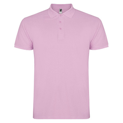 Star Poloshirt für Herren, hellrosa, S