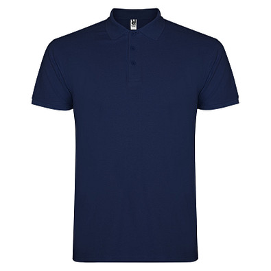 Star Poloshirt für Herren, Navy Blue, M