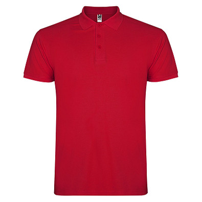 Star Poloshirt für Herren, rot, 2XL