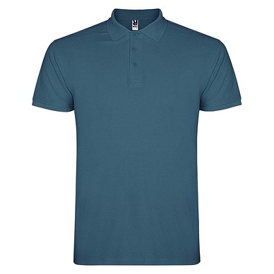 Star Poloshirt für Herren, Storm blue, S