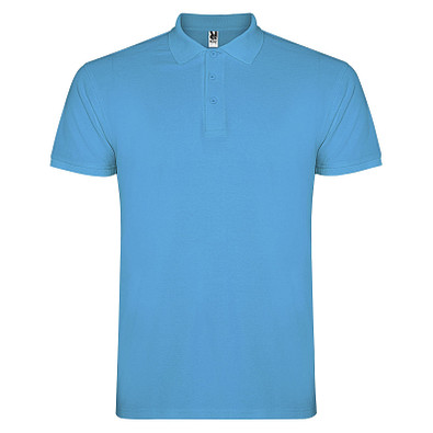 Star Poloshirt für Herren, türkis, S