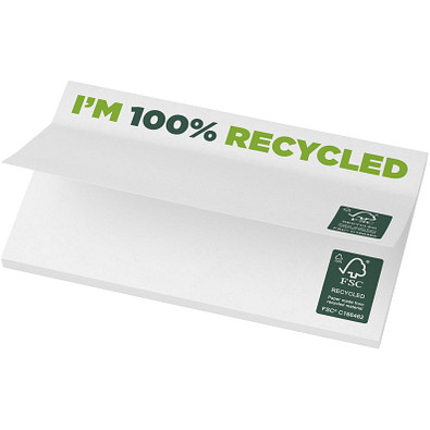 Sticky-Mate® recycelte Haftnotizen 127 x 75 mm, weiss, 25 pages