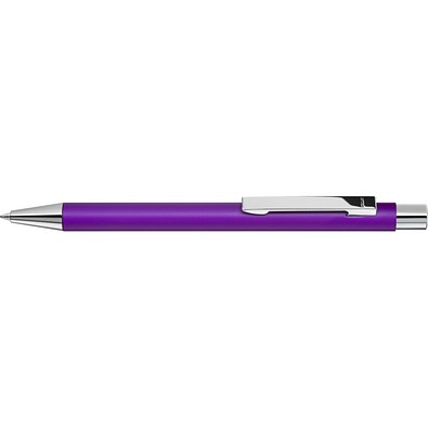 uma® Metall-Kugelschreiber Straight SI, blaue Mine, violett