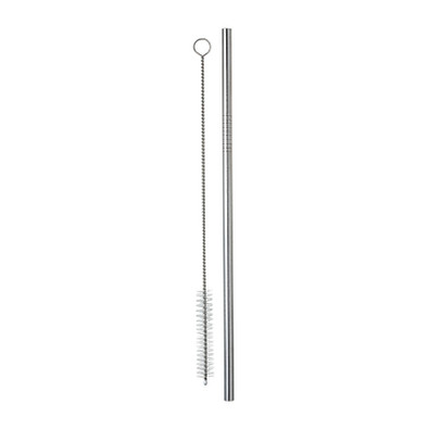 retumbler® Edelstahl-Trinkhalme California, S, silber