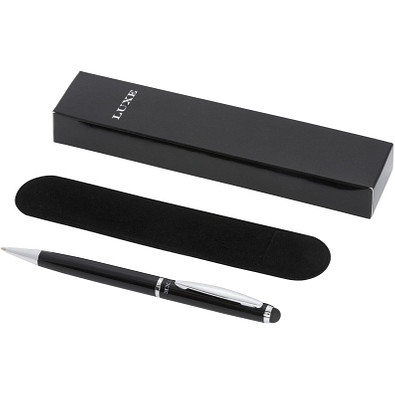 Stylus Kugelschreiber, schwarze Mine, schwarz