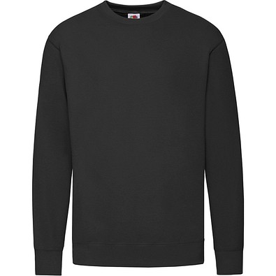 Sweatshirt Lightweight Set-In S Unisex, SCHWARZ