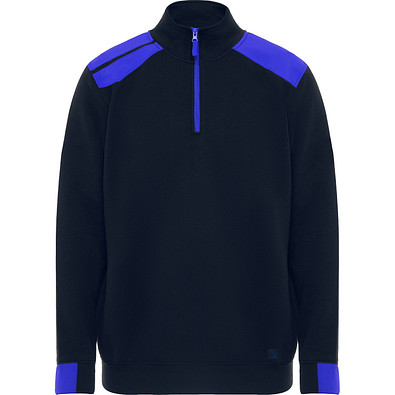 Farblich kombiniertes Sweatshirt Maverick, L, navy/royalblau