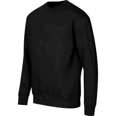 Sweatshirt unisex Crew, S, schwarz
