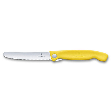 VICTORINOX faltbares Gemüsemesser Swiss Classic, gelb