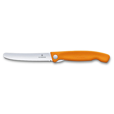 VICTORINOX faltbares Gemüsemesser Swiss Classic, orange