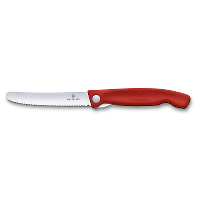 VICTORINOX faltbares Gemüsemesser Swiss Classic, rot