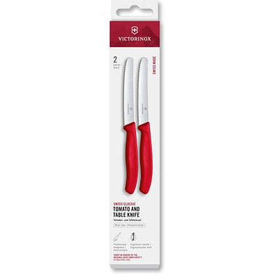 Swiss Classic, Tomaten & Tafelmesser, 2tlg, rot
