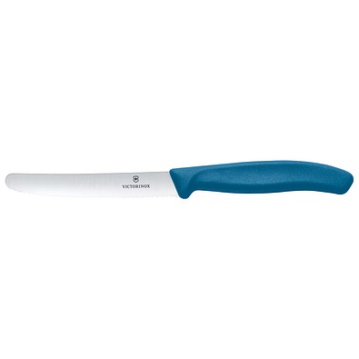 VICTORINOX Swiss Classic Tomaten- und Tafelmesser, blueberry blue