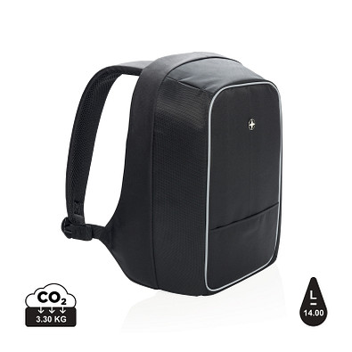 Swiss Peak 15,6 Zoll Anti-Diebstahl Laptop-Rucksack, schwarz