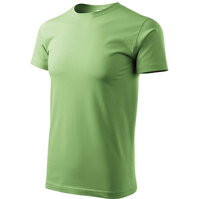 T-Shirt Herren Basic, 2XL, erbsengrün