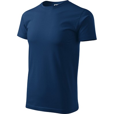 T-Shirt Herren Basic, 2XL, mitternachtsblau