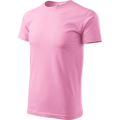 T-Shirt Herren Basic, 4XL, rosa