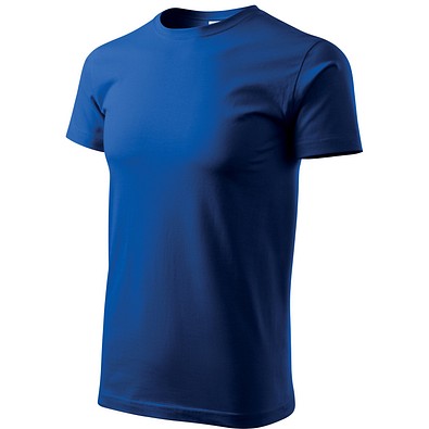 T-Shirt Herren Basic, S, königsblau