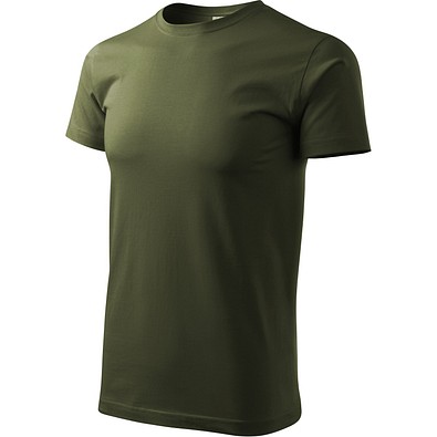 T-Shirt Herren Basic, S, military