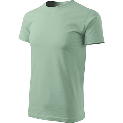 T-Shirt Herren Basic, S, sage