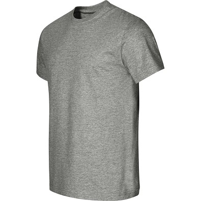 T-Shirt Herren Edge, 2XL, dunkelgrau melliert