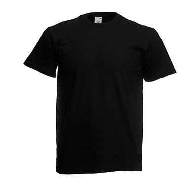 FRUIT OF THE LOOM® Unisex T-Shirt Original T, schwarz, S
