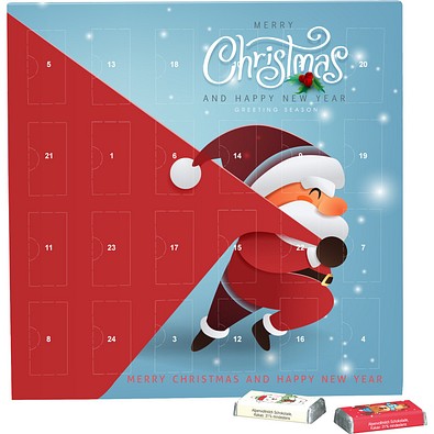 Täfelchen Adventskalender, Alpenmilch-Schokotäfelchen, Little Santa
