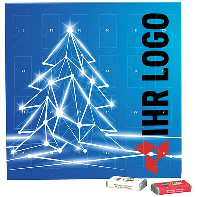 Täfelchen Adventskalender, Sarotti Täfelchen, LED Tanne