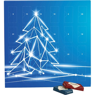 Täfelchen Adventskalender, Sarotti Täfelchen, LED Tanne