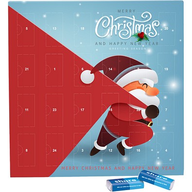 Täfelchen Adventskalender, share Schokotäfelchen, Little Santa