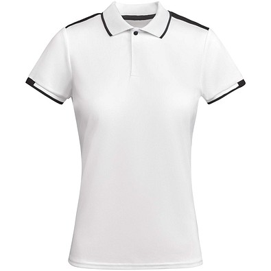 Tamil Sport Poloshirt für Damen, weiss, 2XL