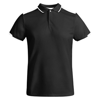 Tamil Sport Poloshirt für Herren, schwarz, 2XL