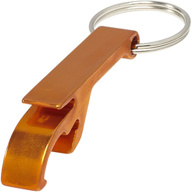 Schlüsselanhänger Tao mit Flaschen- und Dosenöffner, orange