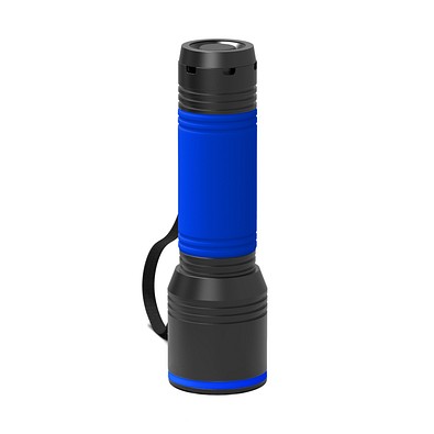 Taschenlampe REEVES-myFLASH 700, schwarz/blau
