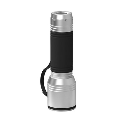 Taschenlampe REEVES-myFLASH 700, silber/schwarz