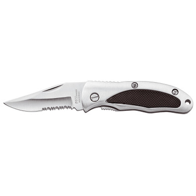 METMAXX® Taschenmesser mit Clip, silber